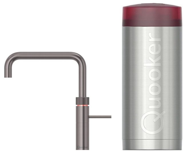 Quooker COMBI Fusion Square GUNMETAL - kokend water kraan