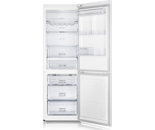 De binnenzijde van de Samsung RB31FERNBWW is voorzien van een luxe en flexibel interieur