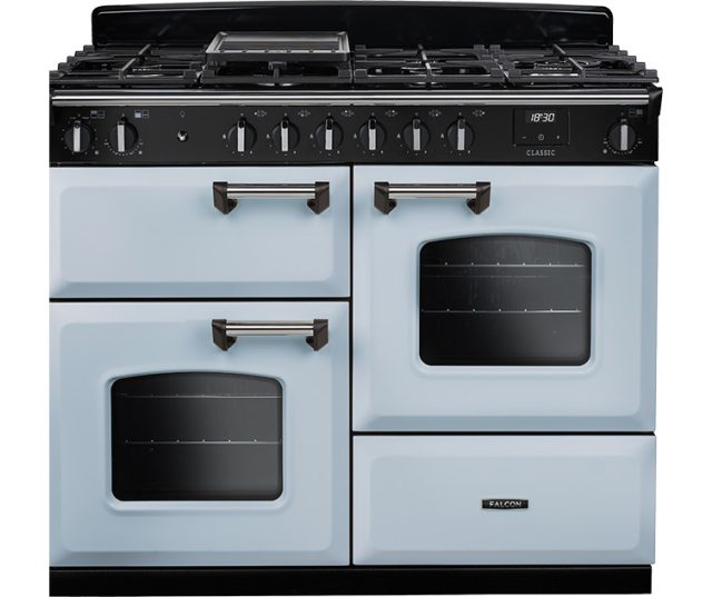 FALCON Classic 110 cm gas fornuis blauw