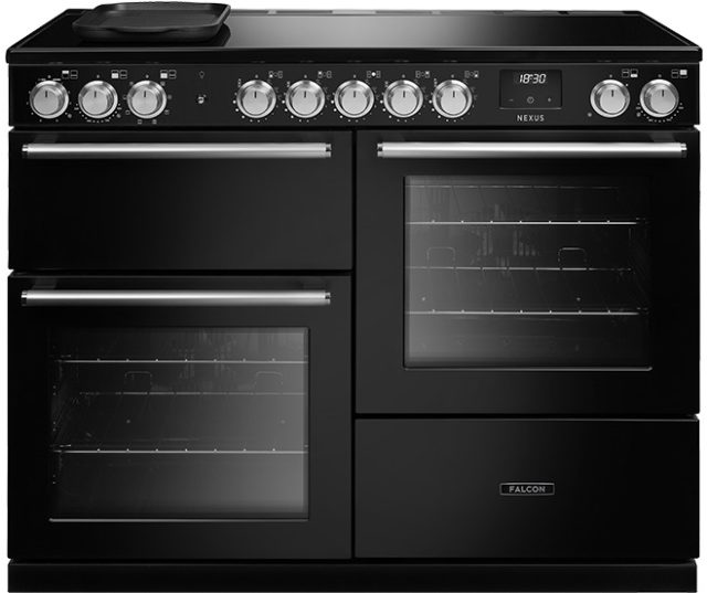 FALCON fornuis Nexus 2026 110 inductie charcoal black rijslade