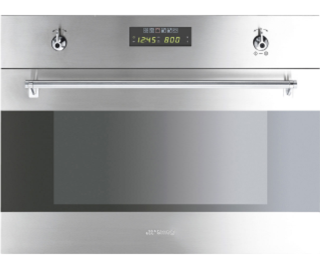 Smeg S45MX2 inbouw magnetron met grill