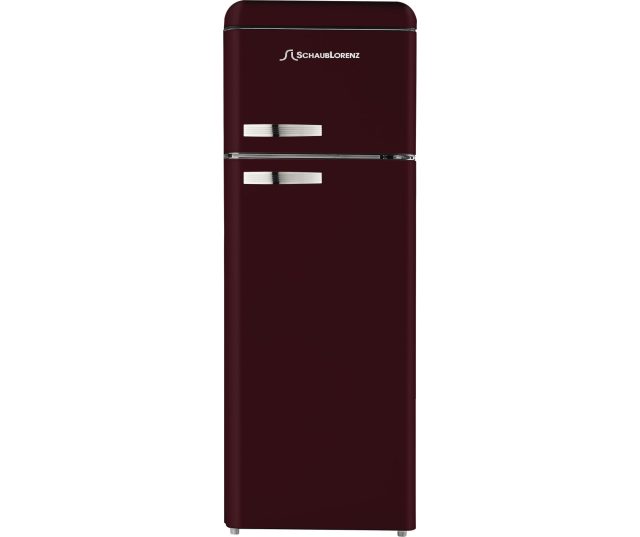 Schaub Lorenz DTF15055R-8090 koelkast bordeaux rood