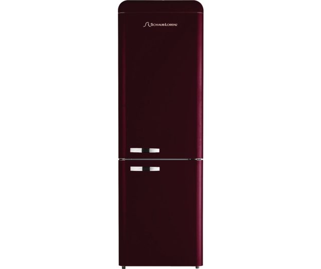 Schaub Lorenz DBF19060R-8168 koelkast bordeaux rood