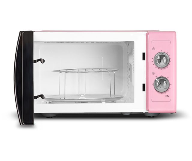 Schneider SMW23VMP retro jaren 50 magnetron - met grill - roze