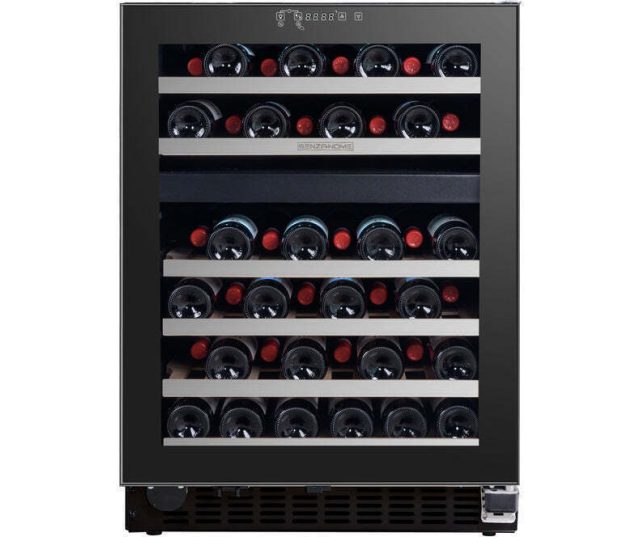 Senza Nome Friuli 82 onderbouw wijnkoelkast - zwart vensterglas