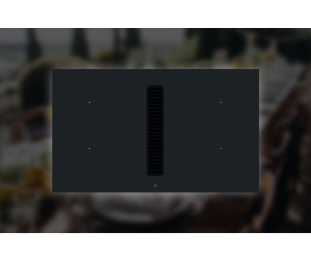 Senza Nome Smart Ampio inductie kookplaat met afzuiging