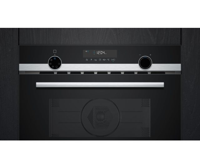 Siemens CM585AGS1 inbouw combi-magnetron - zwart
