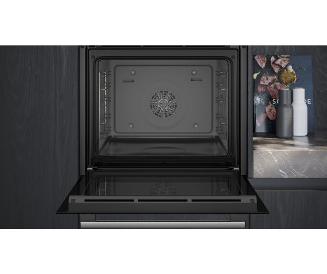 Siemens HB557GBS3F inbouw oven met ecoClean Plus en softMove