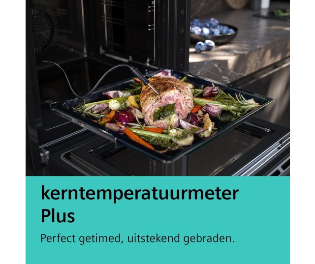 Siemens HS736GDB1 extraKlasse inbouw combi-stoomoven - zwart glas