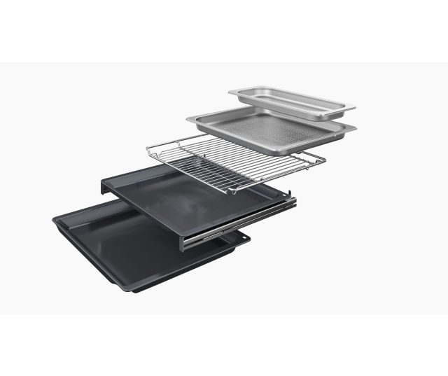 Siemens HS736GDB1 extraKlasse inbouw combi-stoomoven - zwart glas