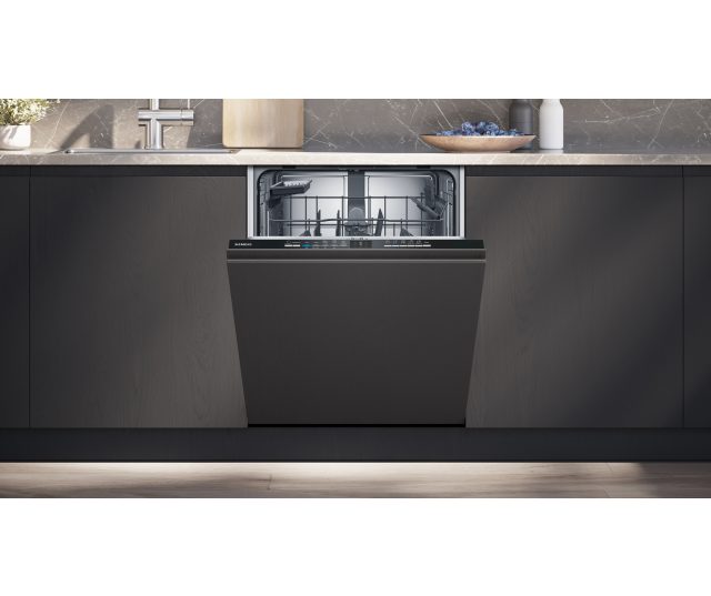 Siemens SN61IX13TE inbouw vaatwasser met besteklade en kunststof kuipbodem