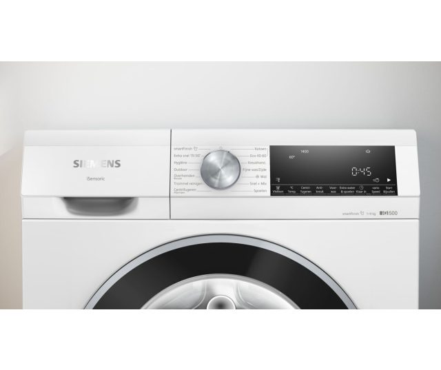 Siemens WG44G2ZLNL wasmachine met 1400 toeren en 9 kg.