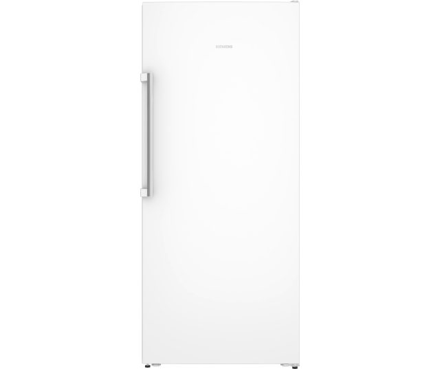 Siemens GS51NEWCM vrijstaande vriezer, vooraanzicht gesloten deur wit
