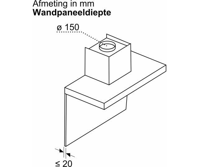 Siemens afzuigkap - Wand afzuigkap