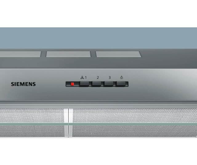 Het bedieningspaneel van de Siemens LU17153 afzuigkap onderbouw