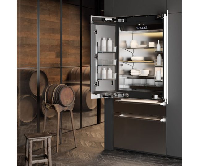 SKS side-by-side koelkast - Vriesgedeelte onder