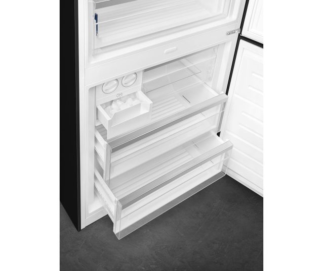 Smeg FA490RBL5 koelkast - zwart - Portofino