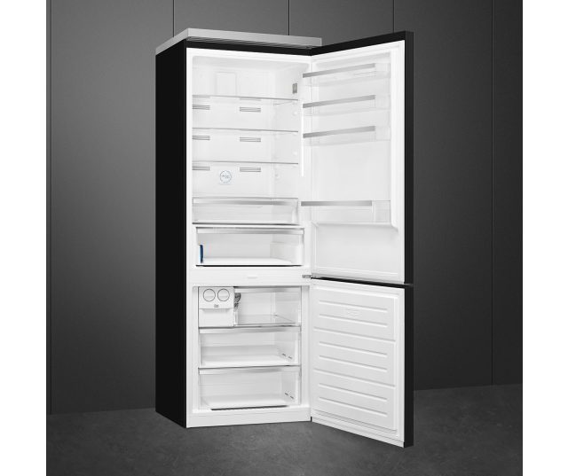 Smeg FA490RBL5 koelkast - zwart - Portofino