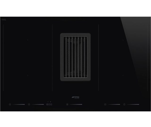 Smeg HOBD682D inductie kookplaat met afzuiging