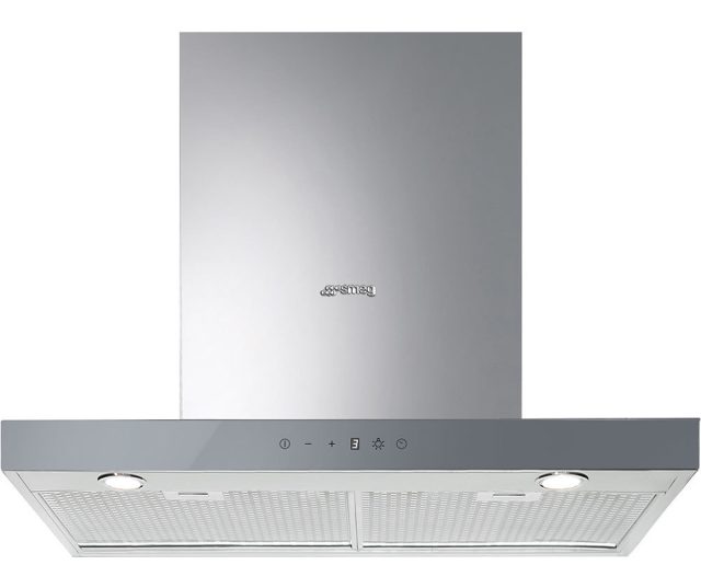 Smeg KS605SXE2 wand afzuigkap - 60 cm breed - zilver - Linea