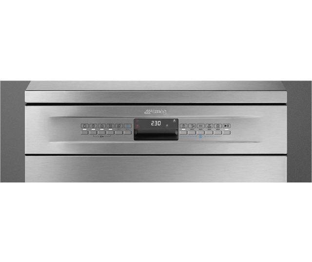 Smeg LVS432XIN vrijstaande vaatwasser - roestvrijstaal - 45 dB