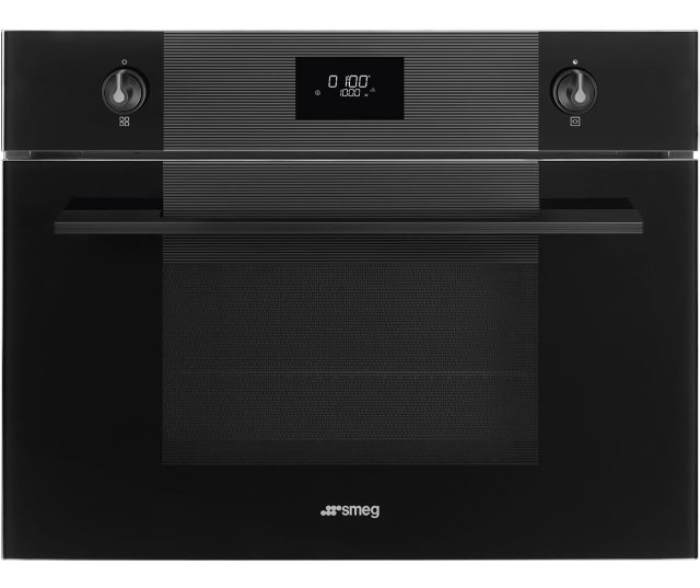 Smeg SF4101MCNO inbouw oven met magnetron - zwart