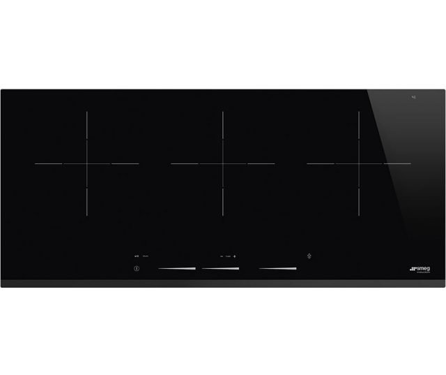 Smeg SIH7933B panorama inductie kookplaat - 90 cm. breed