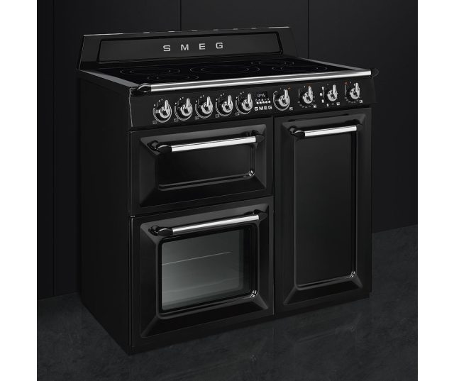 Smeg TR103IBL zwart inductiefornuis