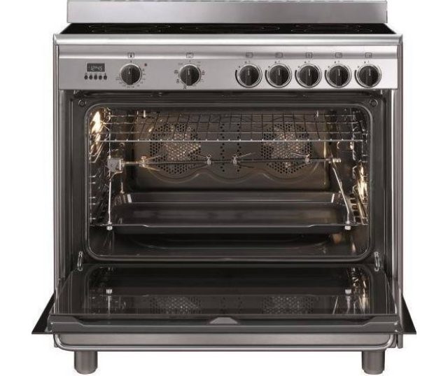 Foto van de binnenzijde van de oven van de Smeg BG91IX9