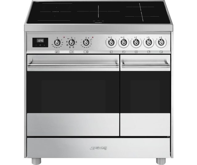 Smeg C92IMX9 inductie fornuis met dubbele oven - roestvrijstaal