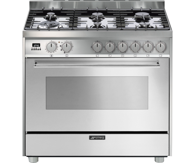 Smeg DS9GMX fornuis roestvrijstaal