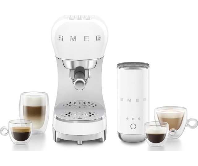 Smeg ECF12WHEU koffiemachine - Retro jaren '50 design