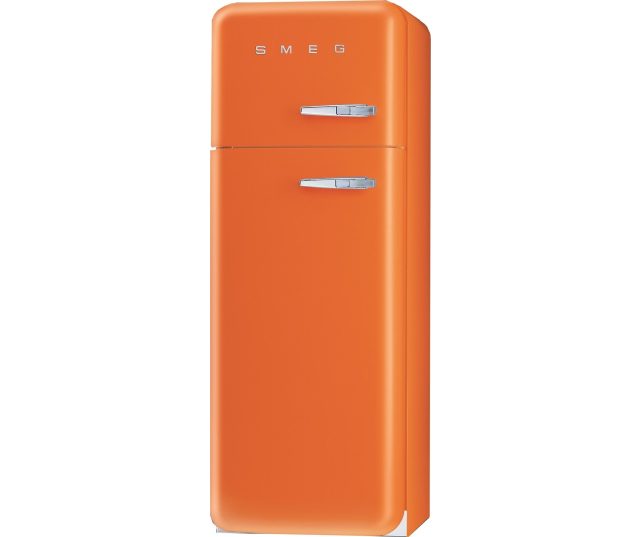 Smeg FAB30LO1 oranje koelkast - linksdraaiend
