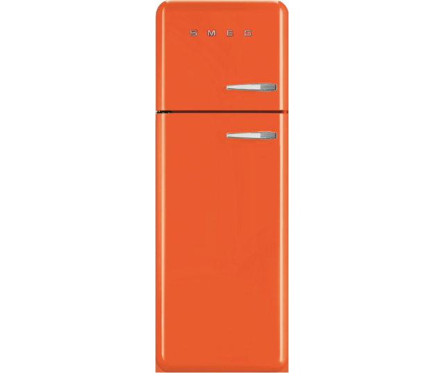 Smeg FAB30LO1 oranje koelkast - linksdraaiend