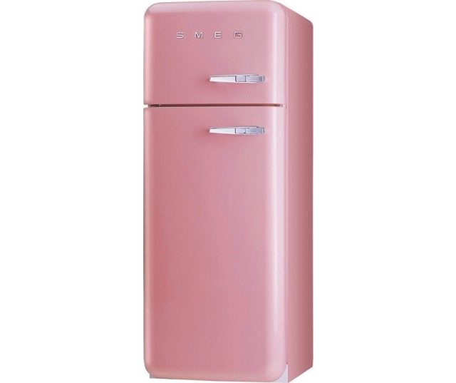 Smeg FAB30LRO1 roze koelkast - linksdraaiend