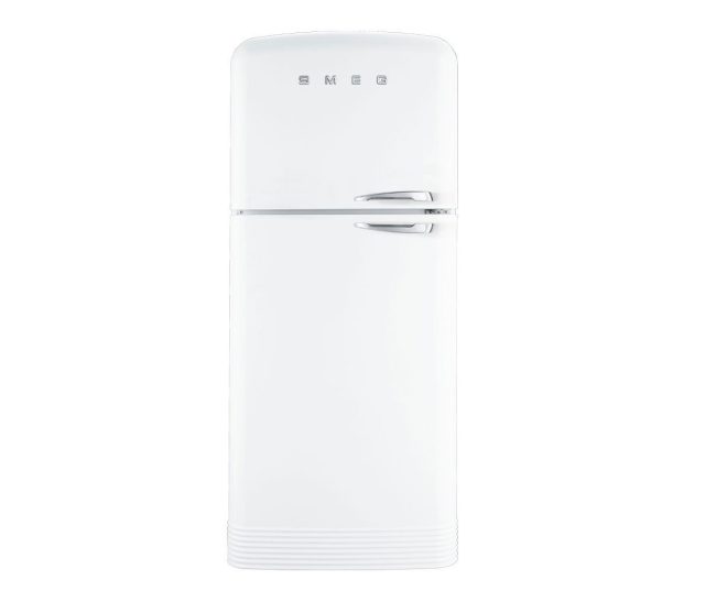 Smeg FAB50LWH witte retro jaren 50 koelkast