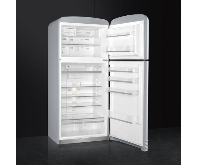 Smeg FAB50RSV koelkast zilvermetallic