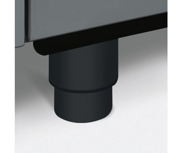 Smeg KITH95MN verhoogde poten set / verhogingsset - zwart