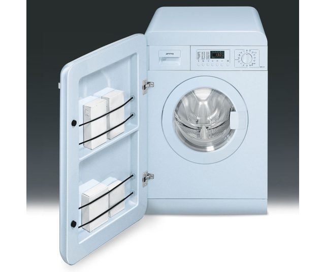 Smeg LBB14PB-2 wasmachine blauw