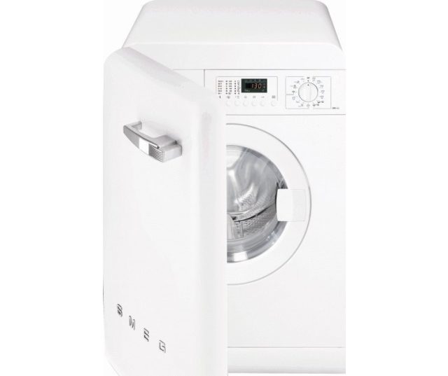 Smeg LBB14WH-2 wasmachine - retro wit