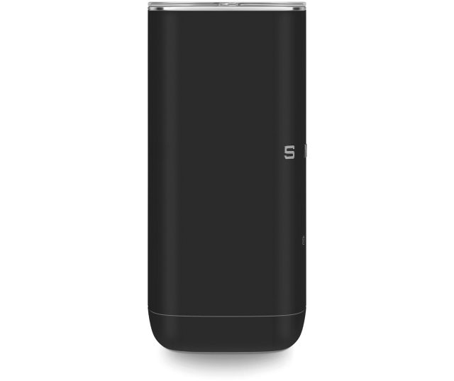 Smeg MFF02BLMEU melkopschuimer linkerprofiel volledig weergegeven