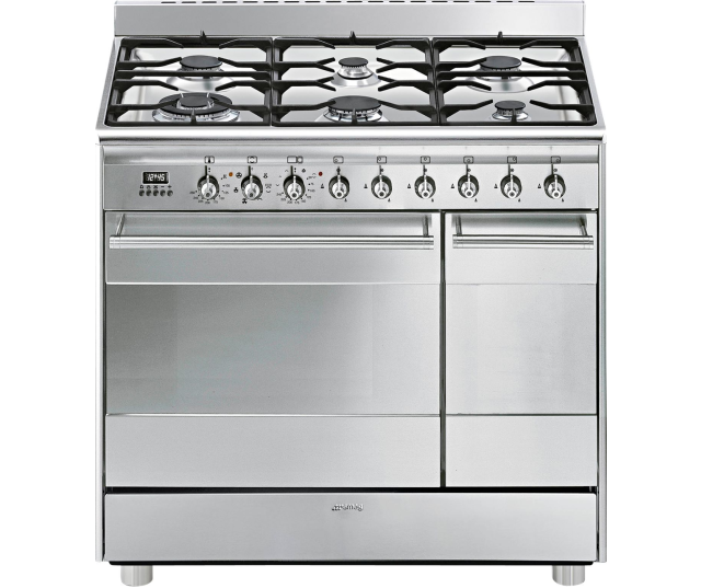 Smeg SNL926MX8 fornuis roestvrijstaal