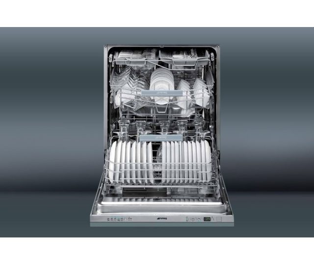 De Smeg ST867-3 inbouw vaatwasser heeft een capaciteit van