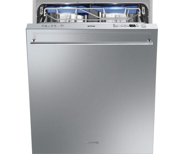 Smeg STX32BLLC onderbouw vaatwasser - roestvrijstaal front