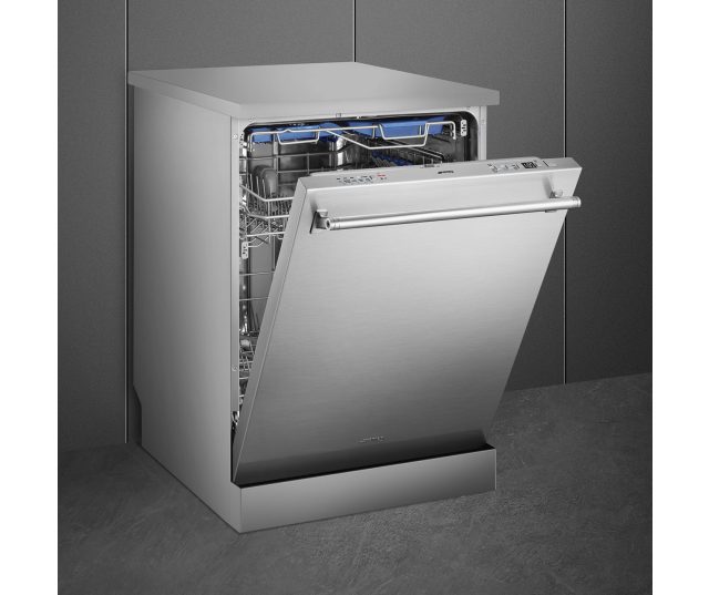 Smeg LVSP34BQSTX vrijstaande vaatwasser - Classici - rvs