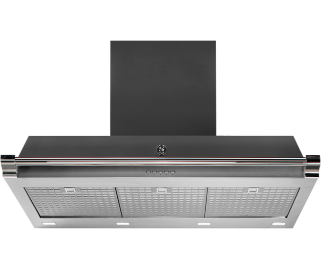 Steel AKL90 wand afzuigkap - Ascot - 90 cm. breed