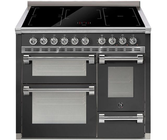 STEEL ASCOT AQ10SFF-5FI ANTRACIET fornuis - 100 cm breed