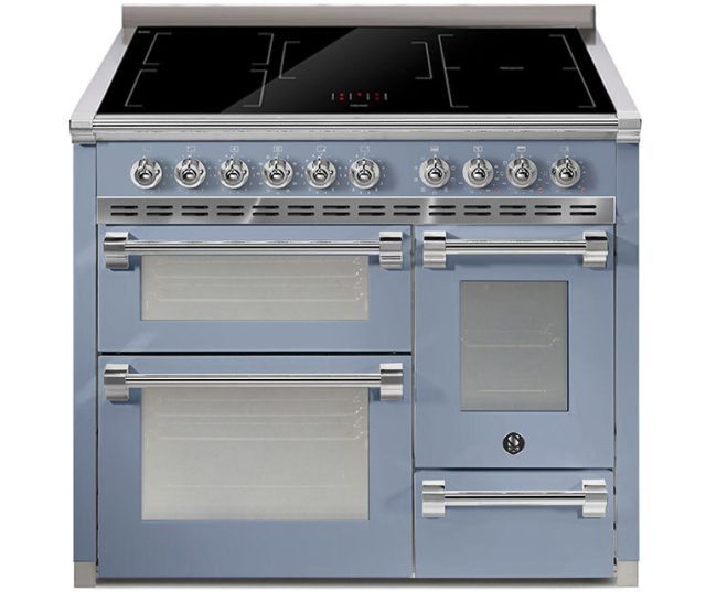 STEEL ASCOT AQ10SFF-5FI CELESTE fornuis - 100 cm breed