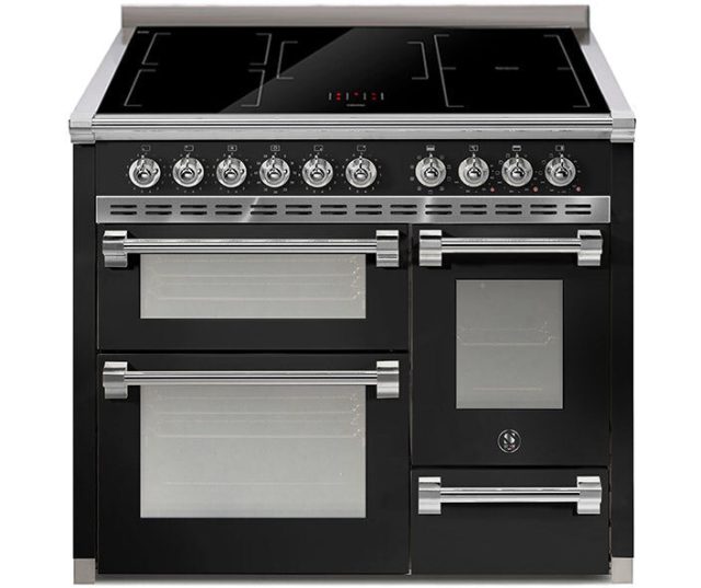 STEEL ASCOT AQ10SFF-5FI NERO fornuis - 100 cm breed