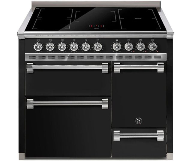 STEEL ASCOT AQ10SFF-D-5FI NERO fornuis - 100 cm breed